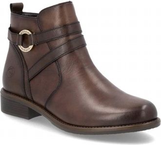 Remonte Womens Leather Boots In Nougat/nougat