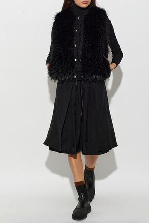 Moncler Down Vest, Womens, Black