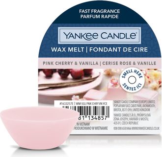 Yankee Candle Company Pink Cherry Vanilla, cera Yankee Candle per bruciatore