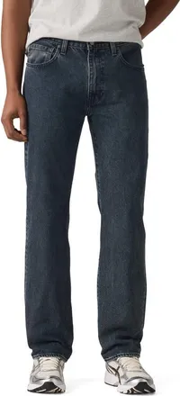 Levi's 555 Relaxed Straight Leg Jeans in The Midnight Blues Show at Nordstrom, Size 34 X 32