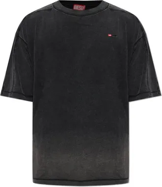 Diesel Tops, Heren, Zwart, S, T-Shirts