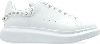 Alexander McQueen Oversized sneakers verfraaid studs en plateauzool - Wit