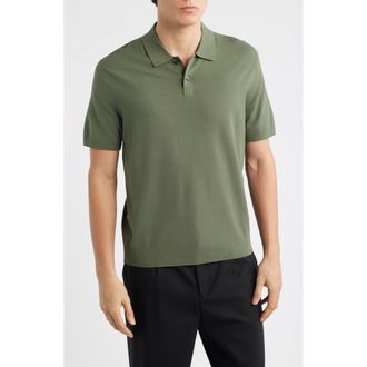 Theory Soris Knit Polo in Light Ivy at Nordstrom, Size Xx-Large