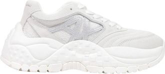 A|X Armani Exchange Schoenen, Dames, Wit, 37 EU, Leer, Sneakers