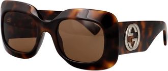Gucci Sunglasses, female, Brown, Size: 51 MM Stylish Sunglasses Gg1695S