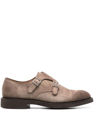 Doucal's double monk strap shoes - Neutrals