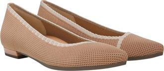 Vionic Womens Dahlia Ballet Flat In Toasted Nut