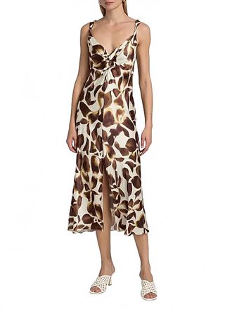 Rails Viviana V Neck Midi Dress In Espresso Lily