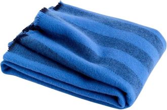 HAY Home, unisex, Blauw, ONE Size, Wol, Duo Plaid