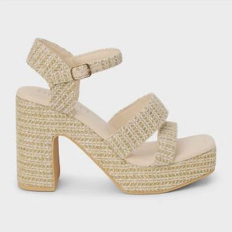 Matisse Footwear Womens Alessia Platform Heel In Beige
