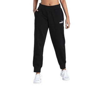 Puma Womens Essentials Fleece Sweatpants, Black, X-Small