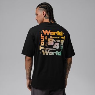 Nike Jordan Mens Jordan Brooklyn Festival T-Shirt in Black | IF3155-010