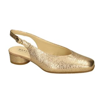 Hassia Roma Slingback Pump - Dames - Pumps - Geel - 35 1/2 EU - Leer - Schoenen