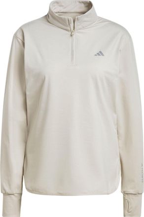 adidas (WMNS) adidas Techfit AEROREADY Warm Quarter-Zip Training Top Beige HI3368