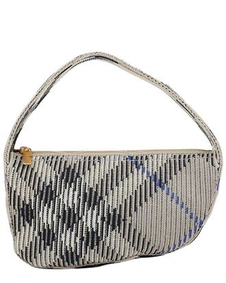 Burberry Brown Nylon Check Mini Bag (Authentic Pre-Loved)