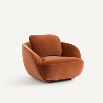 AM.PM XL fluwelen fauteuil, Alpine