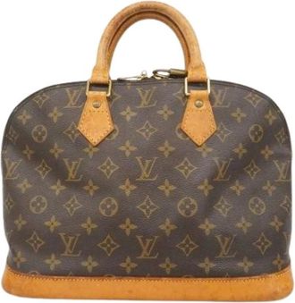 Louis Vuitton Pre-owned Handbags, female, Brown, Size: ONE SIZE Pre-owned Monogram Canvas Handbag