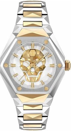 Philipp Plein Skull Spike Watch - Dames - Accessoires - Grijs - Maat: ONE Size