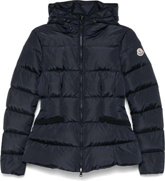 Moncler Avoce puffer jacket - women - Goose Down/Polyamide/Polyamide/Goose Feather - 1 - Blue