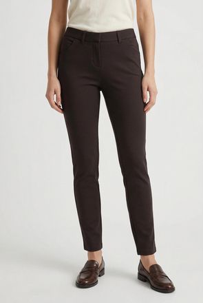 KjBrand Jerseyhose KJBRAND Jenny, Damen, Gr. 21, K-Gr, schwarz, Web, Obermaterial: 50% Polyester, 45% Viskose, 5% Elasthan, figurbetont kn&ouml;chellang, Hosen Jer