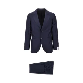 Caruso Norma single-breasted wool tailored suit Man 48