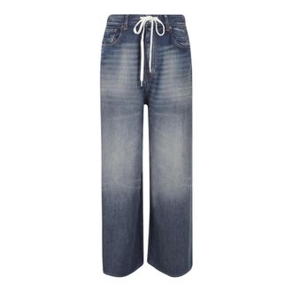 Maison Margiela Straight Jeans, female, Blue, Size: W25 Straight Jeans