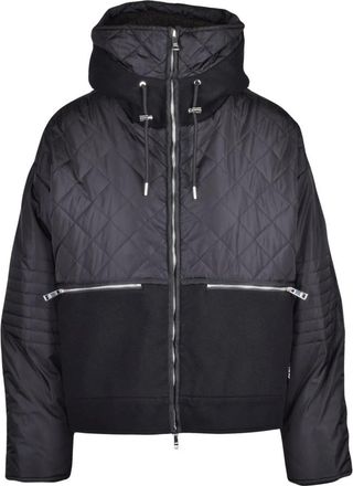 Add Jassen, Dames, Zwart, S, Wol, Wool Melton Jas