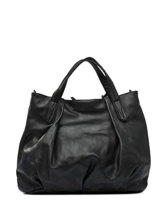 Reptiles House Leren schoudertas - Zwart