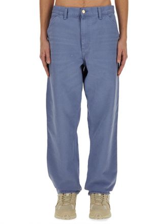 Carhartt Work in Progress Blue Relaxed Flat Front Pants