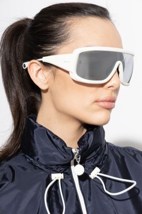 Moncler Snowseeker Sunglasses, Unisex, Cream