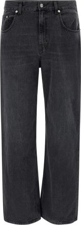 S&eacute;fr Relaxed Straight Jeans - Heren - Regular Fit Jeans - Zwart - W32 - Katoen - Jeans