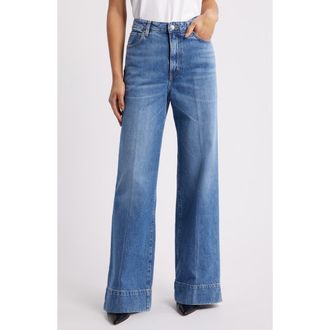 Frame Denim The Slice High Waist Flare Jeans in Drift at Nordstrom, Size 26