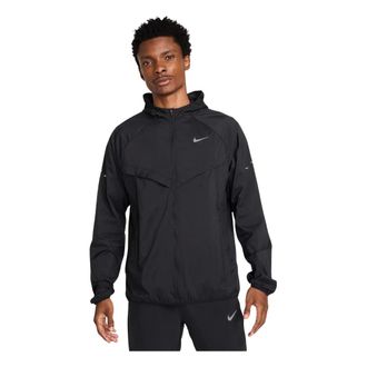 Nike Fitness, Heren, Zwart, 2Xl, Polyester, Stride Repel UV Running Jacket