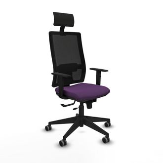 Piqueras y Crespo Silla De Oficina Con Cabecero Piqueras Y Crespo 1d066g1 Morado