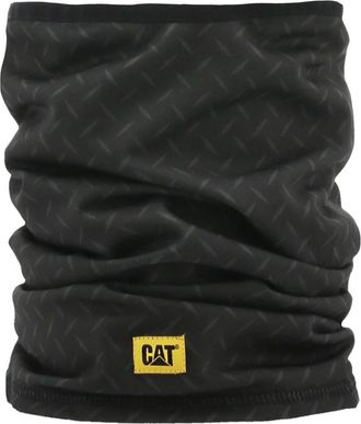 CAT Mens Fleece Neck Warmer Gaiter, Diamond Plate, One Size