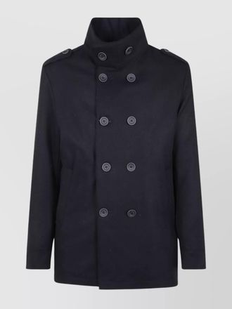 Herno virgin wool peacoat