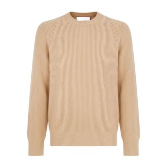Amaranto Jersey de Cuello Redondo - Knitwear - Hombre - Beige - XL