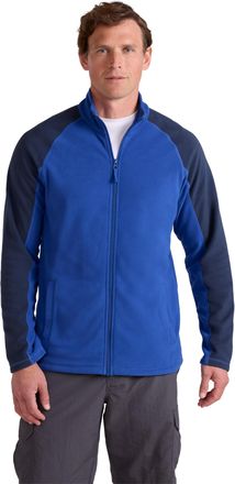Mountain Warehouse Ashbourne Mens Full Zip Fleece - Warm & Lightweight Sweathsirt witrh Pockets - Spring, Walking, Hiking & Outdoors Cobalt XXS