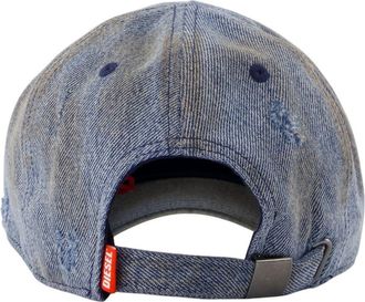 Diesel A25832-0BFCC-01 Embroidered Logo Baseball Cap - Blue