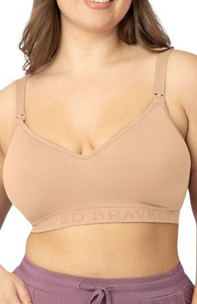 Kindred Bravely Busty Contour Hands-Free Pumping & Nursing Bra- Sizing Options Available in E-H Cup in Beige at Nordstrom, Size X-Large G