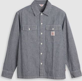 Levi's Long Sleeve Worker Shirt - Mens - XL - Blue