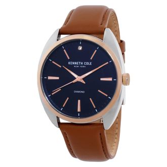 Kenneth Cole Diamond Quartz Blue Dial Mens Watch KCWGA7002902