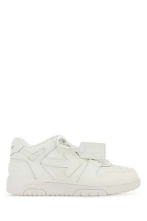Off-white White Leather Sneakers