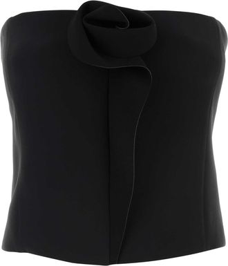 Giorgio Armani Black Satin Bodice