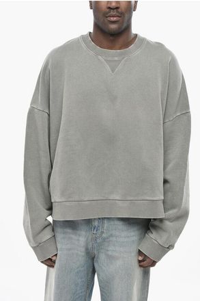 Entire studios Solid-Color Brushed Cotton Crewneck Sweatshirt size Xl