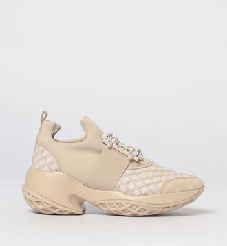 Roger Vivier Sneakers Viv Run Roger Vivier in mesh con dettaglio gioiello