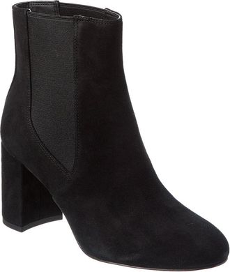 Stuart Weitzman Celina 75 Suede Chelsea Bootie