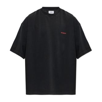 VETEMENTS Heren, Tops, Zwart, Maat: L Katoen