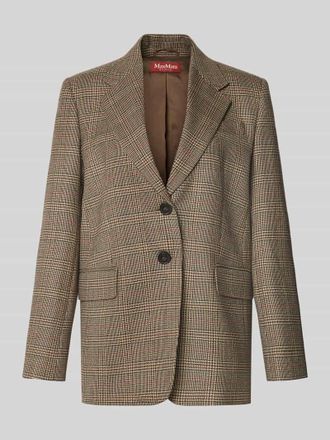 Max Mara Regular Fit Longblazer aus reiner Schurwolle Modell TALCA in Black, Gr&ouml;&szlig;e 34
