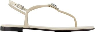 Giuseppe Zanotti Giuseppe Zanotti, Flat Sandals, female, Beige, Size: 6 US Muse Sandals